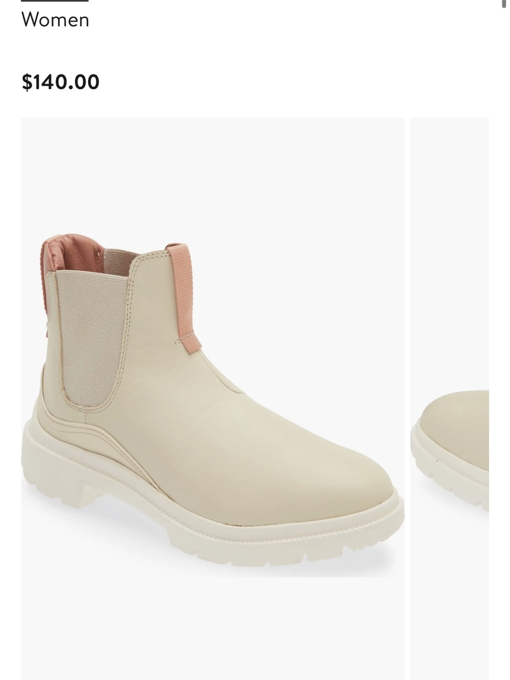 OluKai Hehi waterproof Chelsea leather lug boot